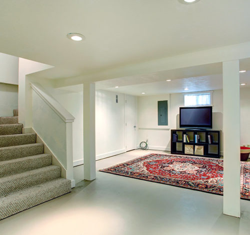front-view-of-a-renovated-basement-with-wood-flooring-installed-edgewater-md